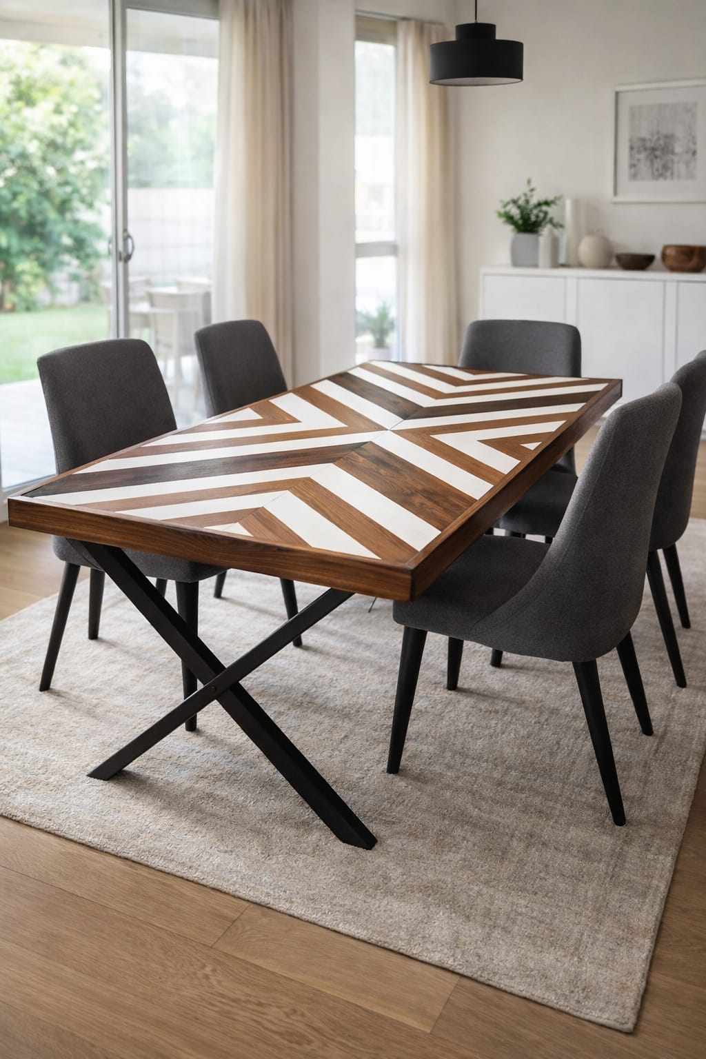 Mesa Modelo Barrueco Con Cruceta