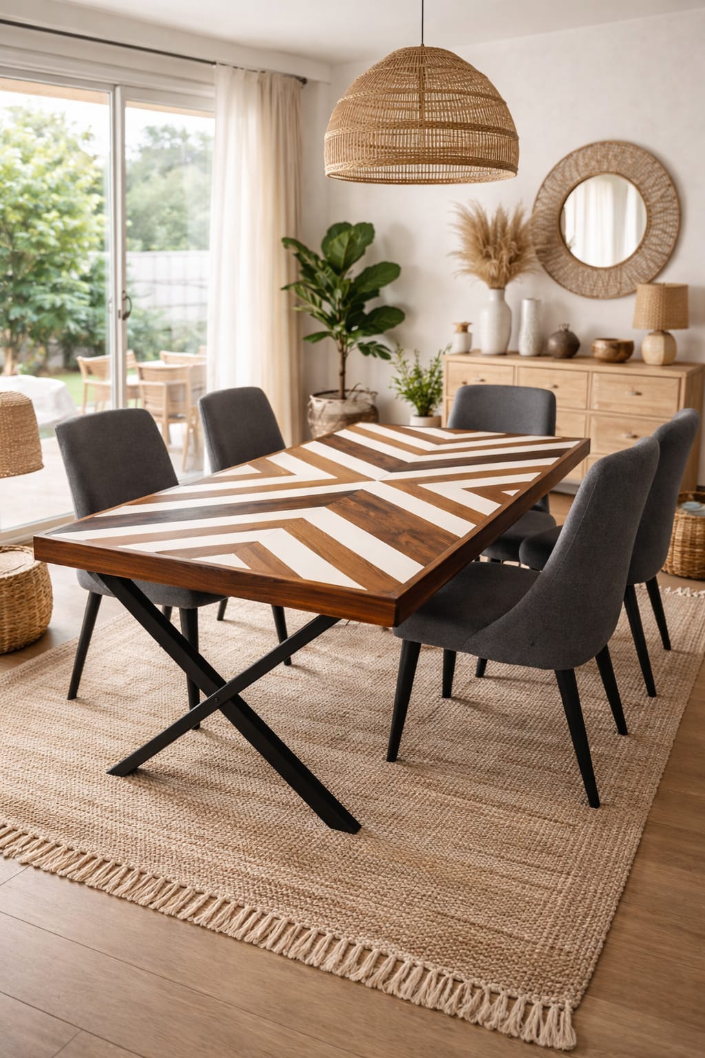 Mesa Modelo Barrueco Con Cruceta