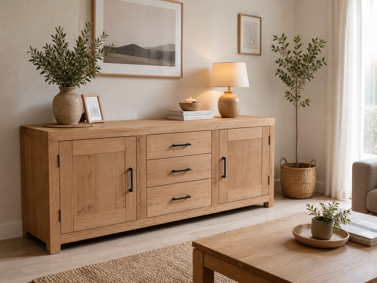 Mueble salón rustico